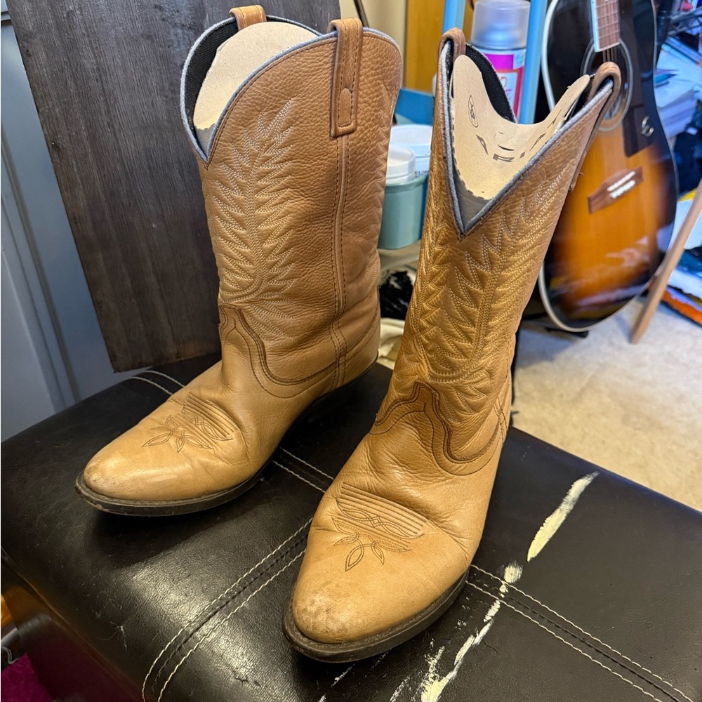 Leather Cowboy Boots